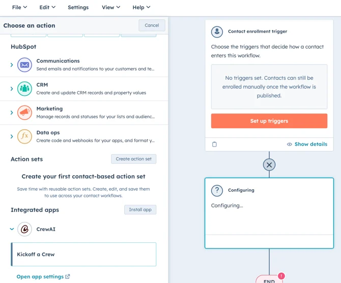 HubSpot Workflow 1